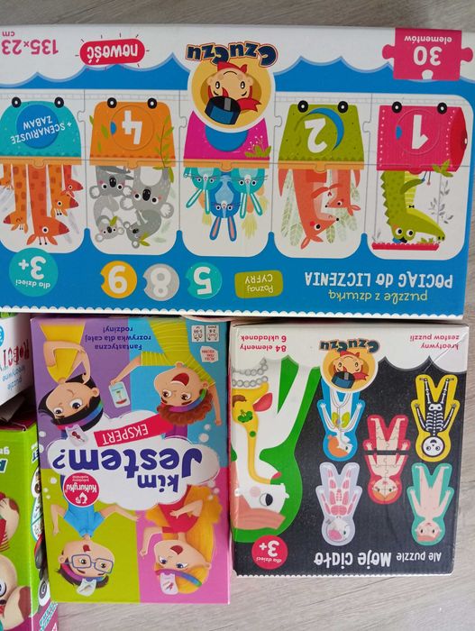 Puzzle gry dla dzieci 3+