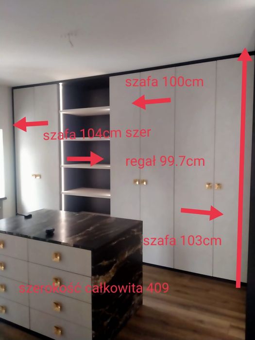 Zestaw mebli garderoba jak nowa