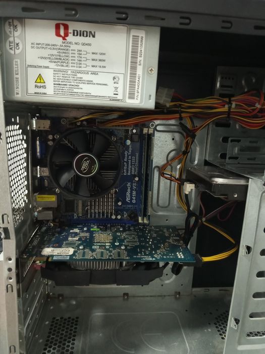 Компьютер Q8300 (4 ядра) / 8GB DDR3 / GTX 550 Ti 1GB / HDD 500GB / Win10 Pro