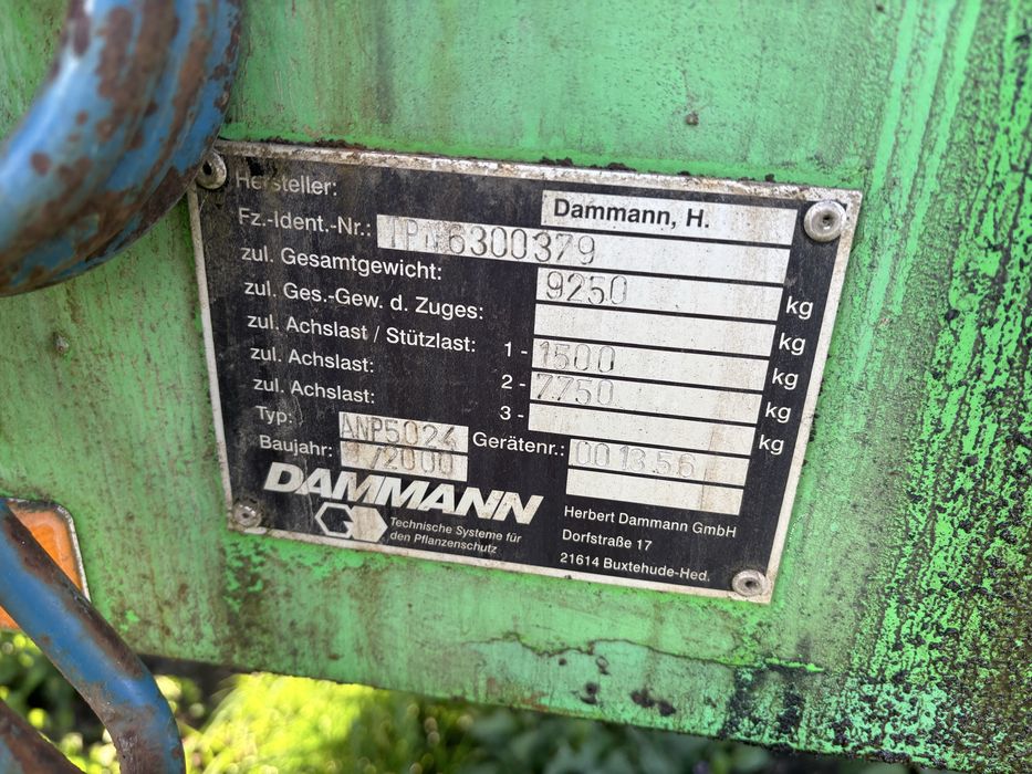 Обприскувач причіпний Dammann