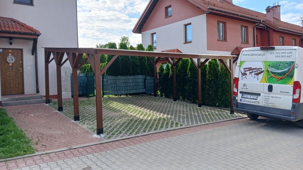 Zadaszenie na samochód garaż carport