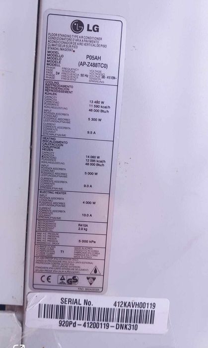 Ar Condicionado Torre Trifásico