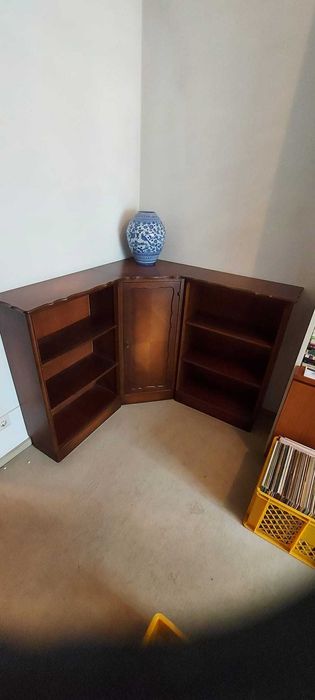 regal chippendale biblioteczka narożna narożnik Kątnik szafka ludwik