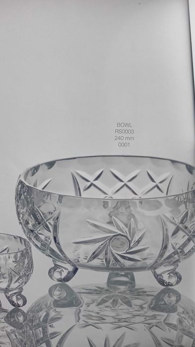 Misa na nóżkach wzór Pinwheel dekoracja srebrna Irena Inowrocław