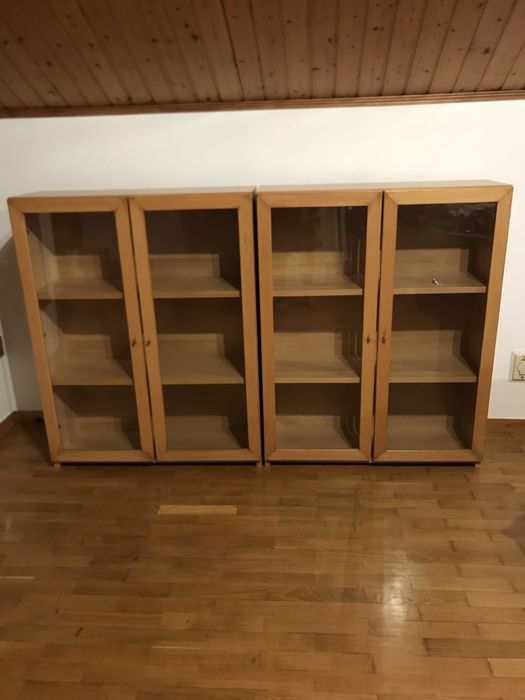 Vitrines sala Faia / Modulos prateleiras Habitat