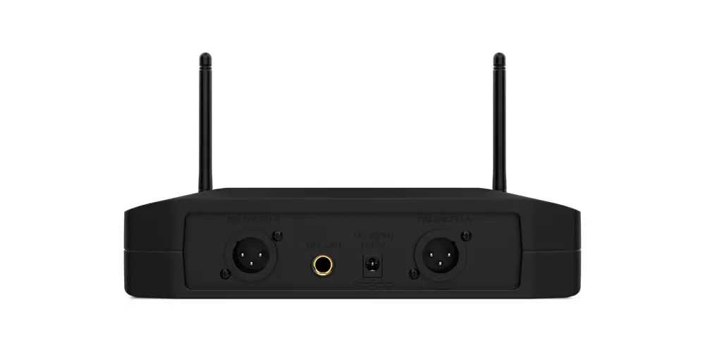 Audibax AWM 203 – Sistema de Microfone Profissional Sem Fios Duplo UHF