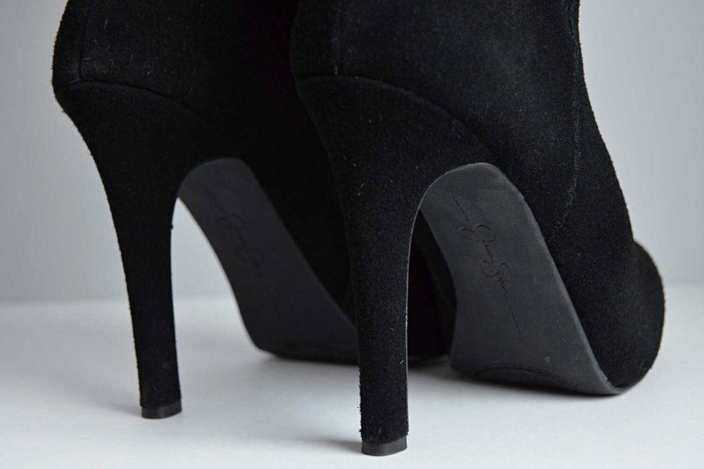 MUSZKIETERKI szpilki kozaki za kolano Jessica Simpson SUPER ZAMSZ 41