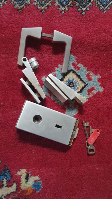 Szklane drzwi 197x83,4cm mozaika wzorki