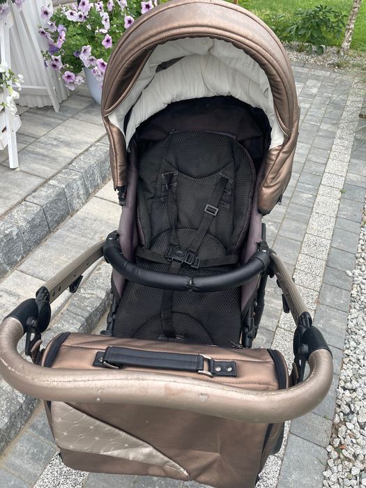 Wózek junama diamond brązowy 2w1