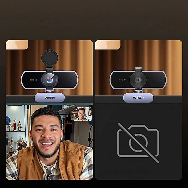 Kamera internetowa Ugreen USB Full HD - szara