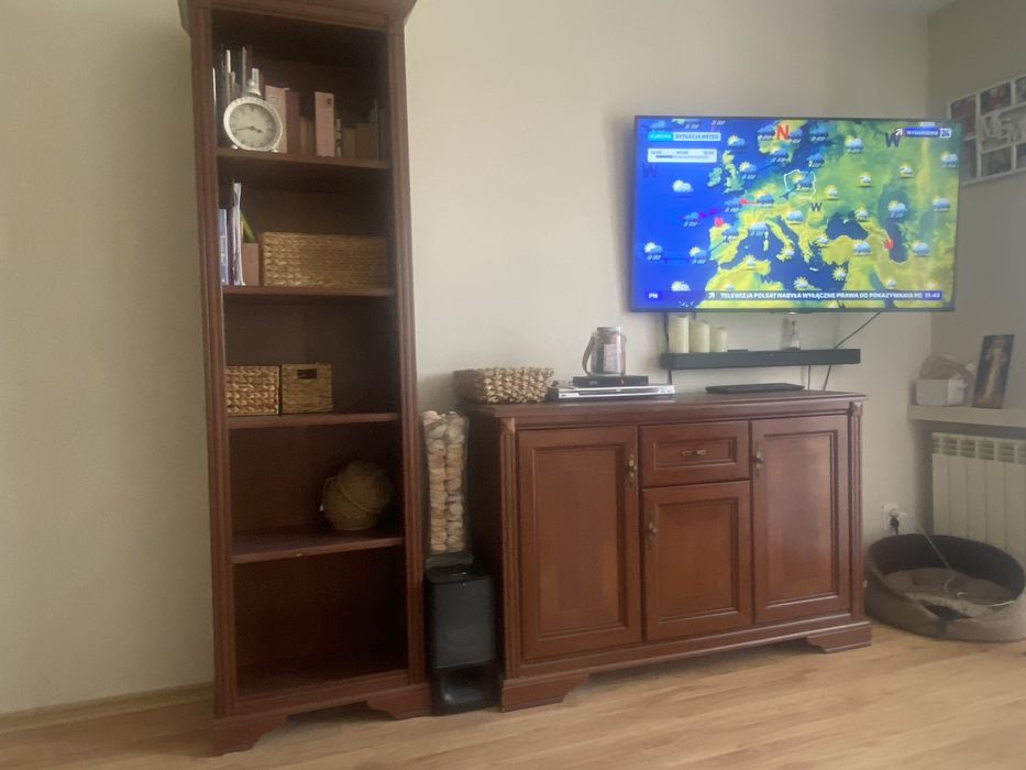 meble  pokojowe ciemny braz