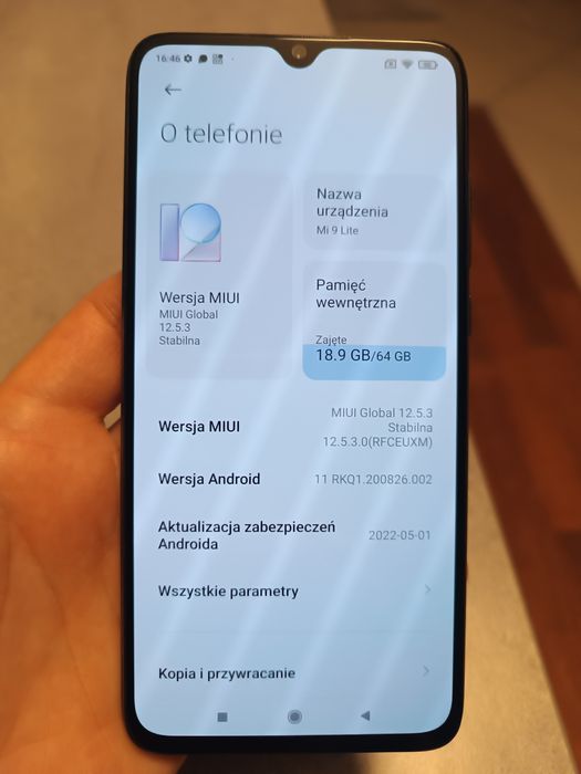 Smartfon Xiaomi Mi 9 Lite 6 GB ram 64 GB rom