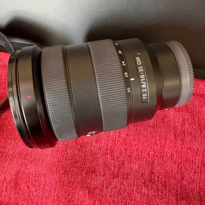 Sony FE 16-35mm f/2.8 GM I (SEL1635GM) + fatura, para-sol e filtro