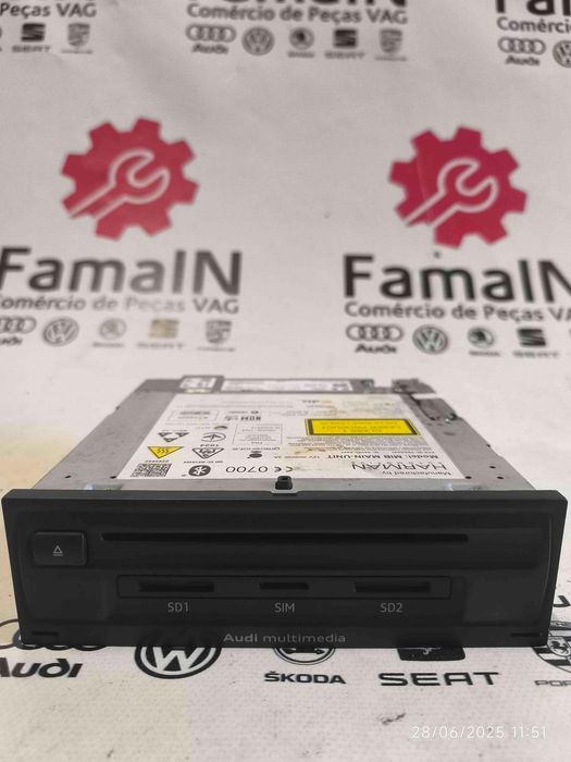 Rádio / Auto Rádio AUDI A3 1.4 TSI (110 kW / 150 cv) [05.2014 - 12.2017] 8V0035035E (OEM) | 8V0035035B (OEM)