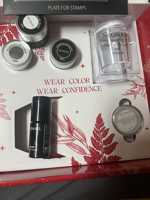 Zestaw neonail do paznokci stamping