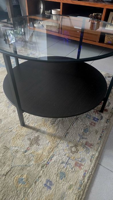 Mesa de centro preta