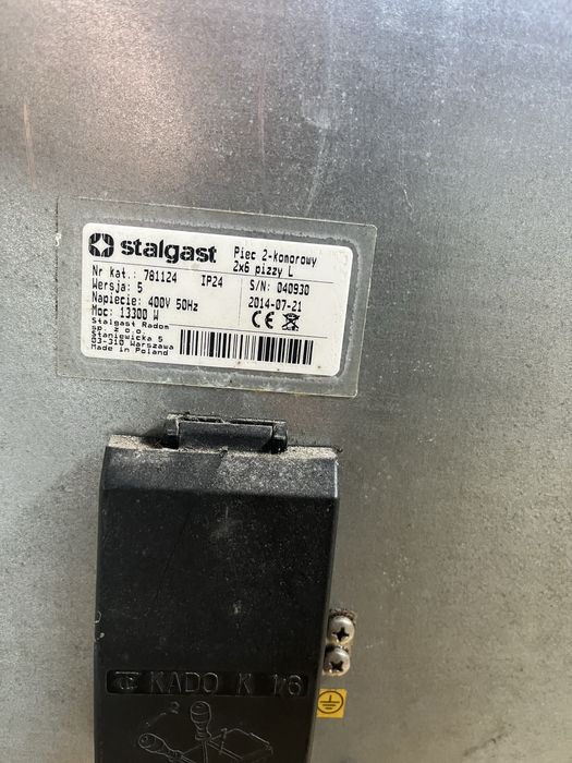 Elektryczny piec do pizzy Stalgast