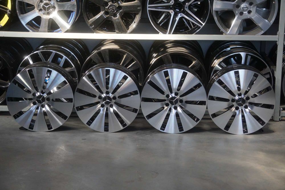 Alufelgi oryginał Mercedes GLC 5x112 8Jx18 et38 cb66,6mm czarne wneki, cnc