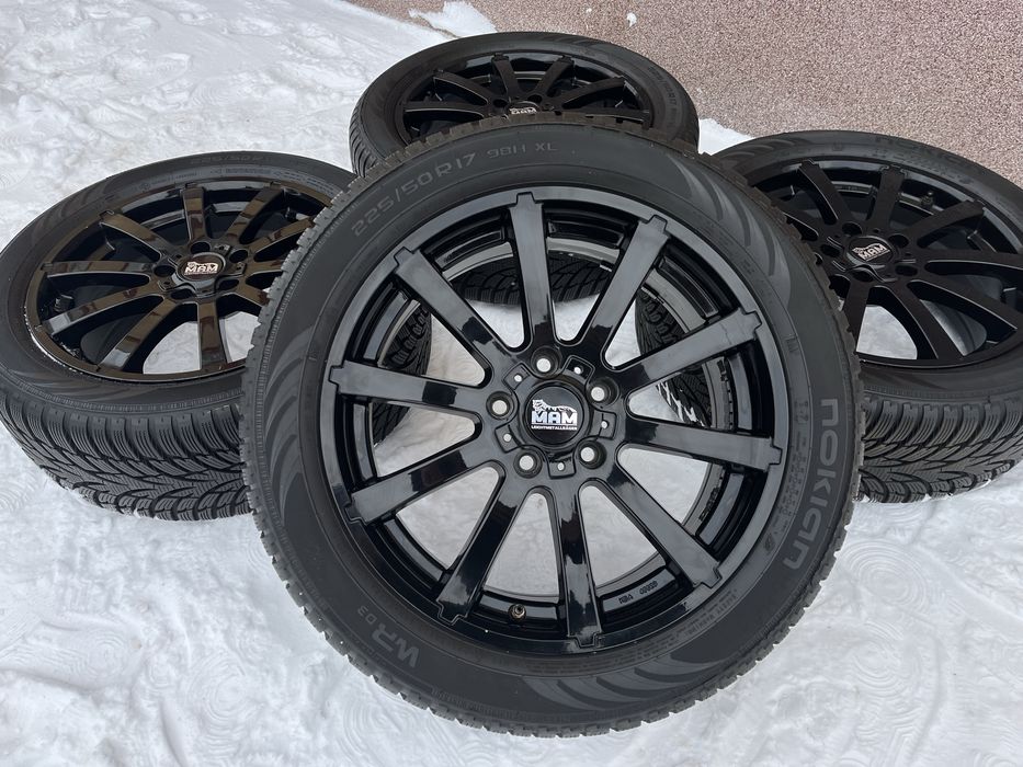 Диски з Новою Зимовою Резиною R17 5.112 Audi Volkswagen Skoda