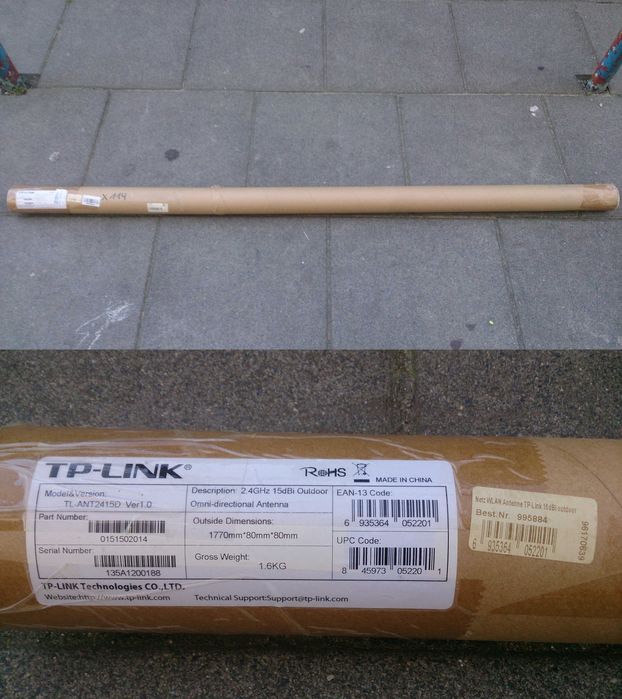 Antena dookólna TP-Link TL-ANT2415D 15dBi 2,4GHz Outdoor