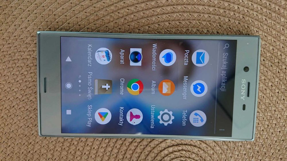Sony Xperia XZ, G8231 stan BDB, błękitny z ładowarką