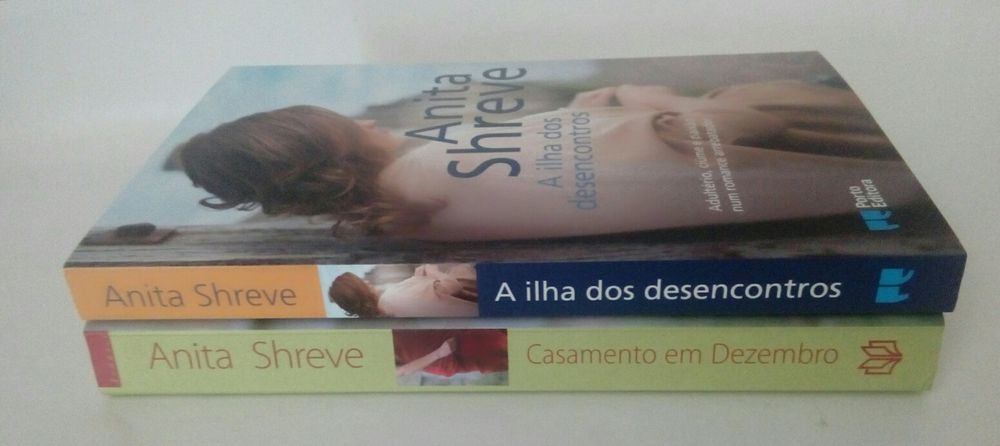 'A Ilha dos Desencontros', 'Casamento em Dezembro' Anita Shreve. NOVOS