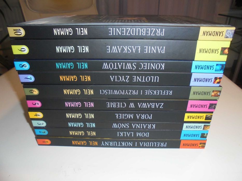 Sandman 1-10. Komplet.  Stan idealny. Jak nowe!