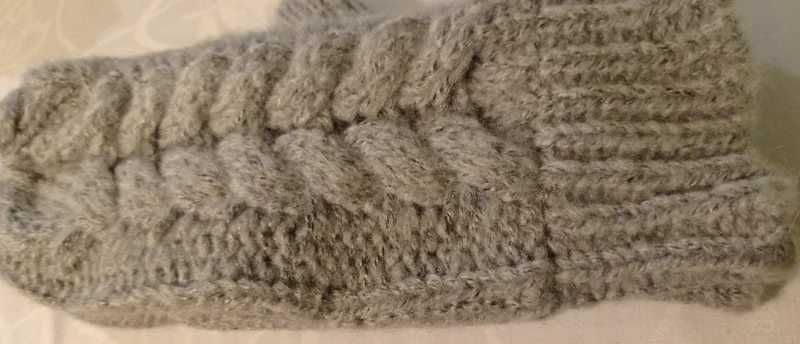 Rękawiczki wełniano-polarowe