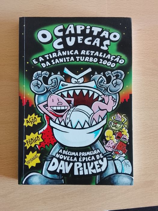 Livro Capitão Cuecas
