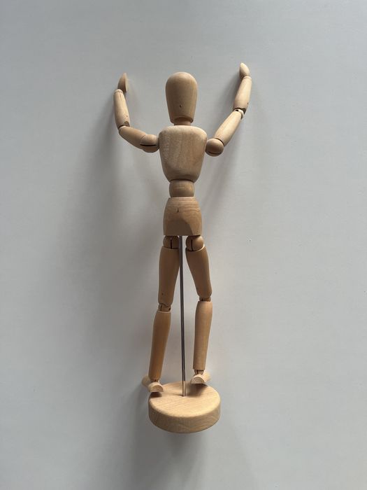 Manekin drewniany 30cm