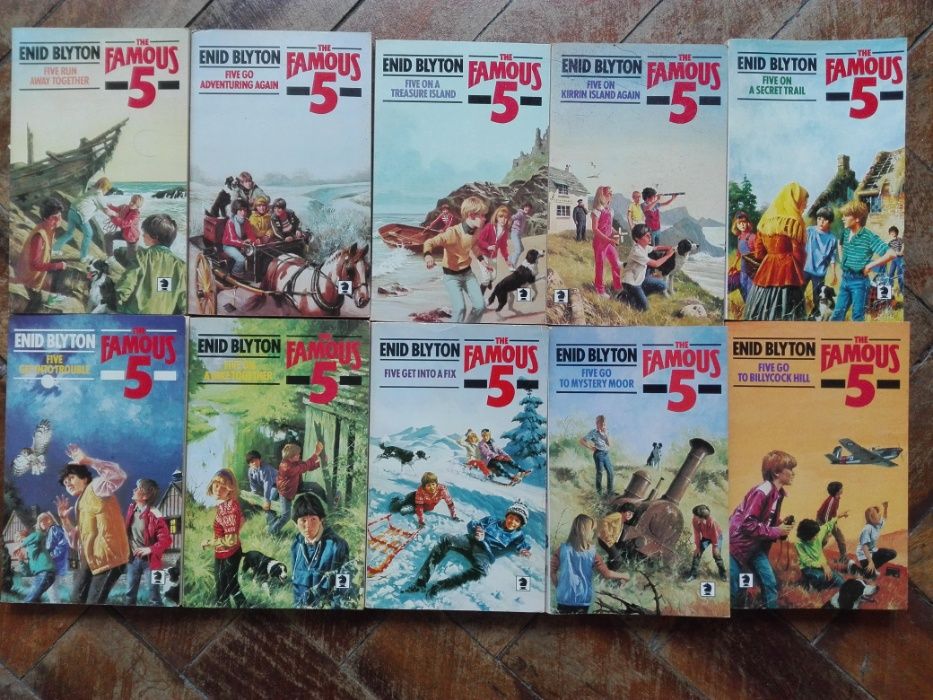 ENID BLYTON "Os Cinco" Edição INGLESA de 1983 (COMO NOVOS!)