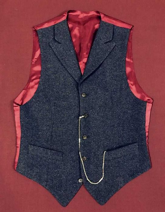 Pojedyncza srebrna dewiza do zegarka typu kieszonka - również na ślub!