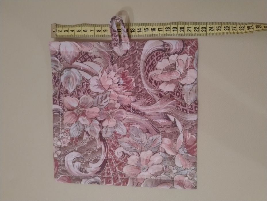 Текстильная прихватка ручной работы, handmade,21*21
Размер ~25×25 см