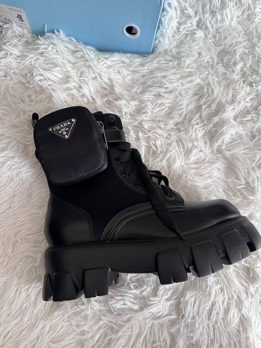 Buty Prada Monolith Leather