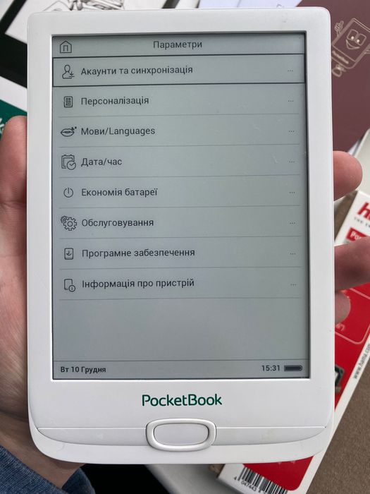 Електронна книга PocketBook 606 повний комплект читалка рідер покетбук