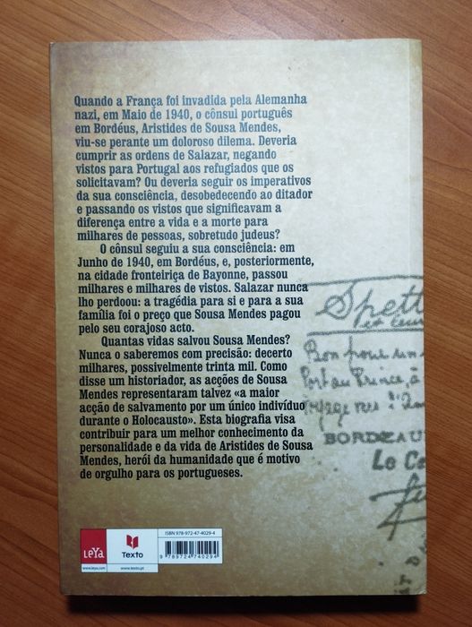 Aristides de Sousa Mendes Um Homem Bom
