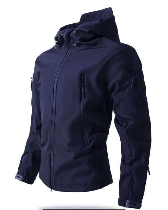Тактична куртка softshell dark navy blue темносиня