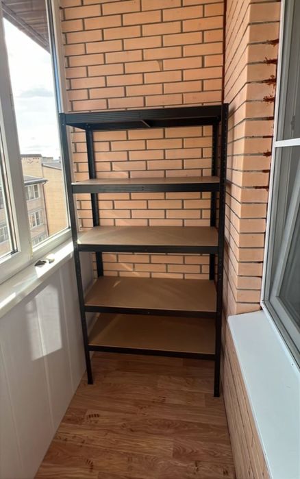 ЛІКВІДАЦІЯ ЗАЛИШКІВ Стелаж безболтовий металевий етажерка поличкова оцинкована полиця для офісу дому балкону полка стеллаж металлический этажерка