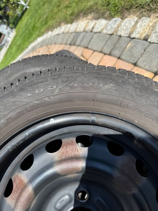 Koła stalowe z oponami letnimi Dębica 165/70 r14