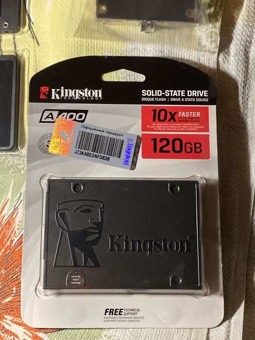 Жорсткі диски HDD 3,5"/2,5" та SSD 2,5" 120/128/240/500 GB