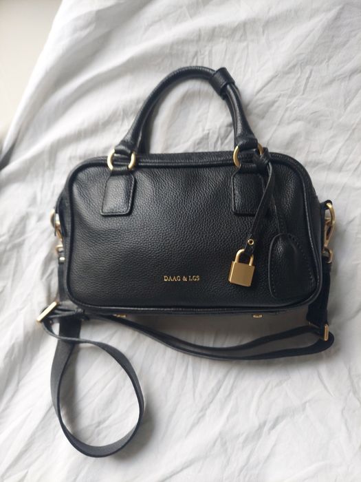 Daag Gitte czarna torebka skórzana