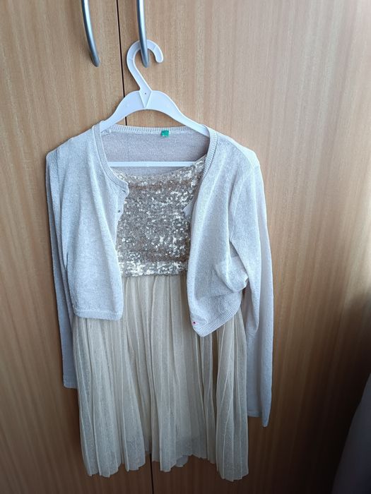 Vestido e casaco de cerimónia