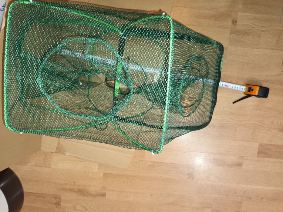 Pułapka na ryby 6 otworowa 60cm idealna na liny karasie płocie karpie