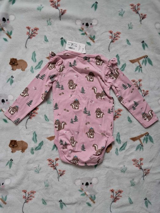 Nowe body KappAhl 80 różowe