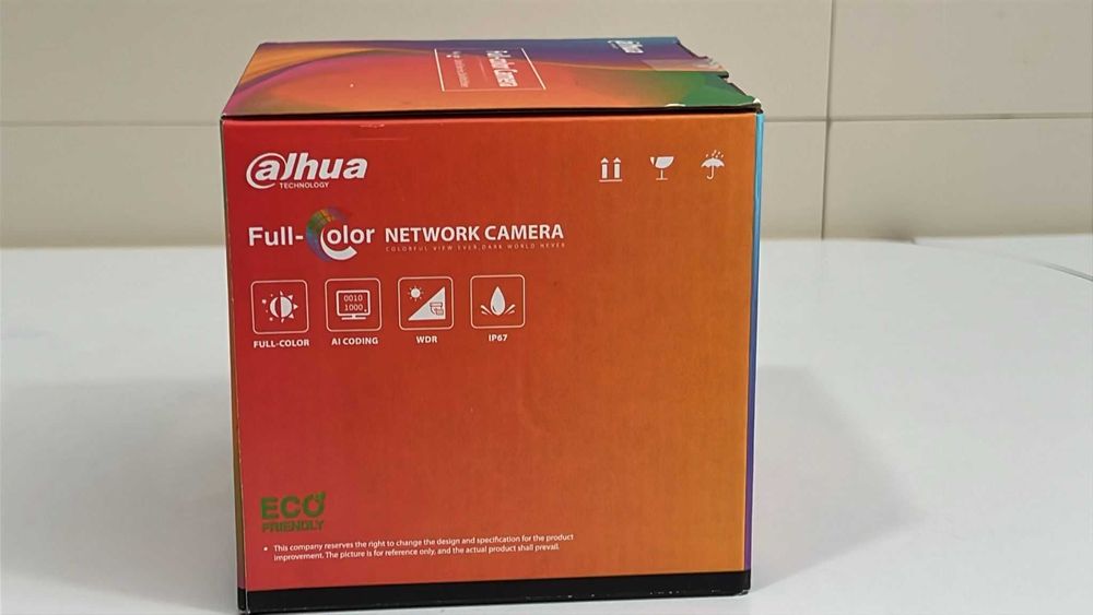 Câmara Dahua 4MP WizMind Full-Color Nova -LED Branco PoE-AI Avançada