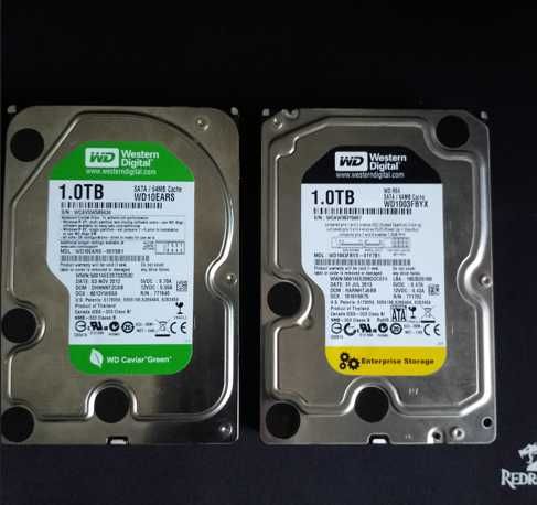 Два  Western Digital HDD  2TB, для NAS, серверів та ПК. Ідеальний стан.