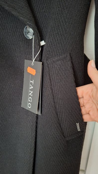 Nowy klasyczny płaszcz z wełną