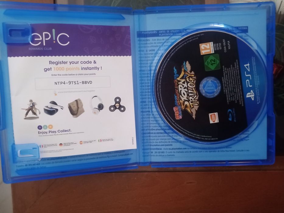 Jogo PS4. Naruto storm trilogy