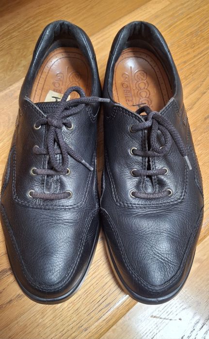 Półbuty męskie skóra czarne Ecco Mobile Eu 43