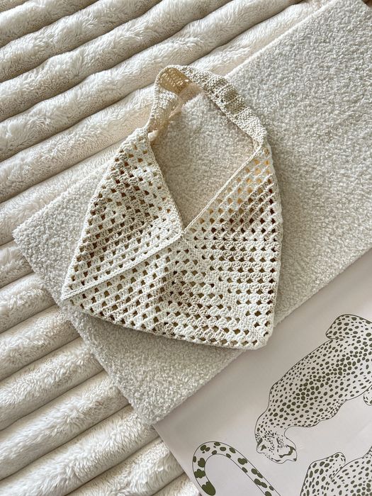 Mala de crochê - modelo Nala